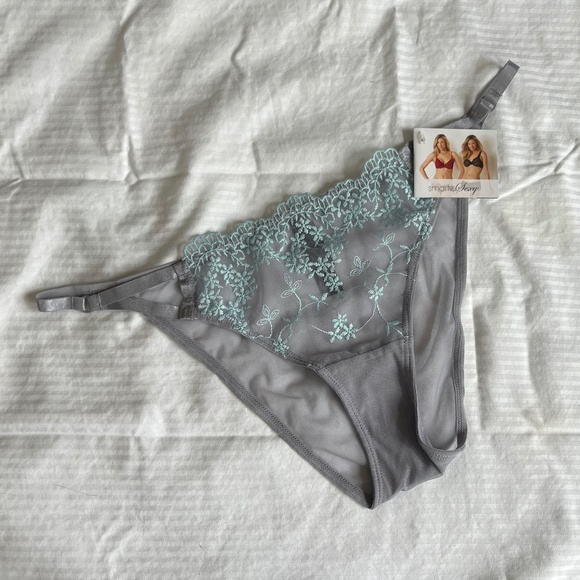 NWT Smart & Sexy floral mesh panties - Picture 1 of 5